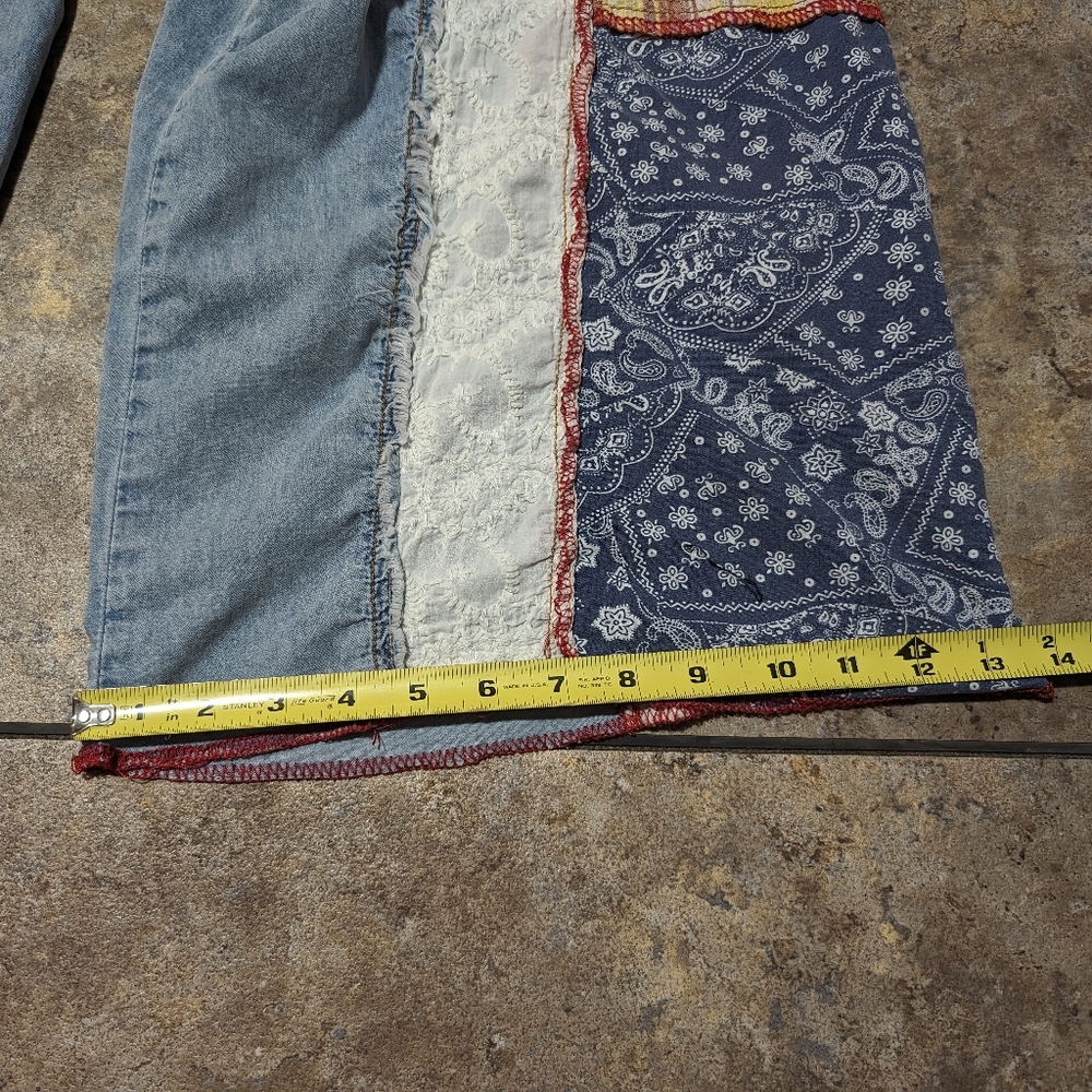 POL Wide Leg Patchwork Pants - image 7